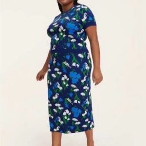 Kate Spade x Target floral knit top and skirt